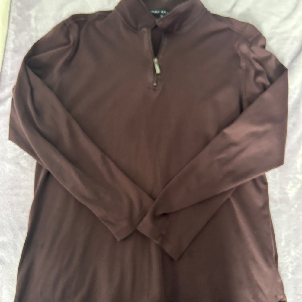 Robert Barakett Long Sleeve Tee - Dark Brown